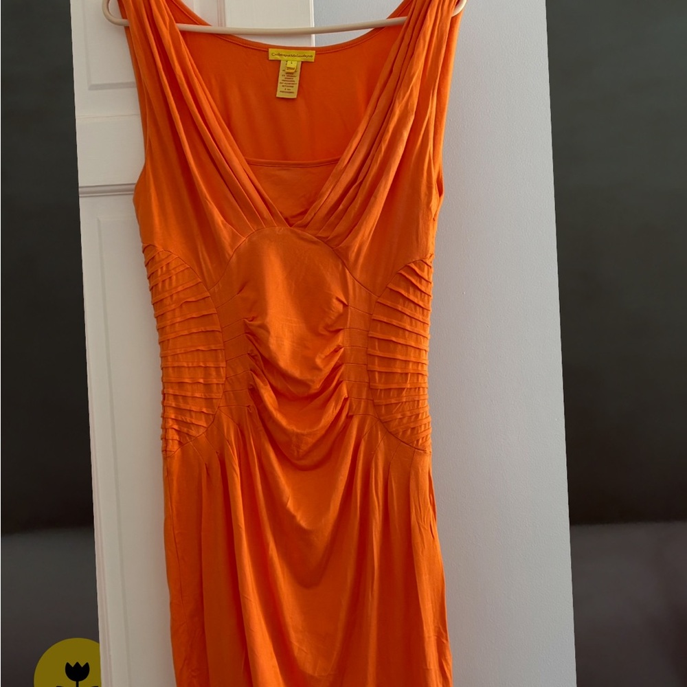 Catherine Malandrino Bold Orange Dress
